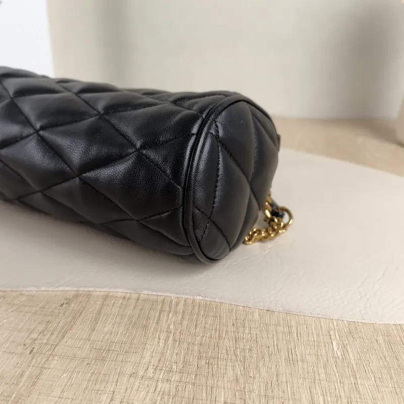 SAINT LAURENT Shoulder Bag Sade Black SL ambskinmini20 × 10 × 10 cm — detail view 6 of 10