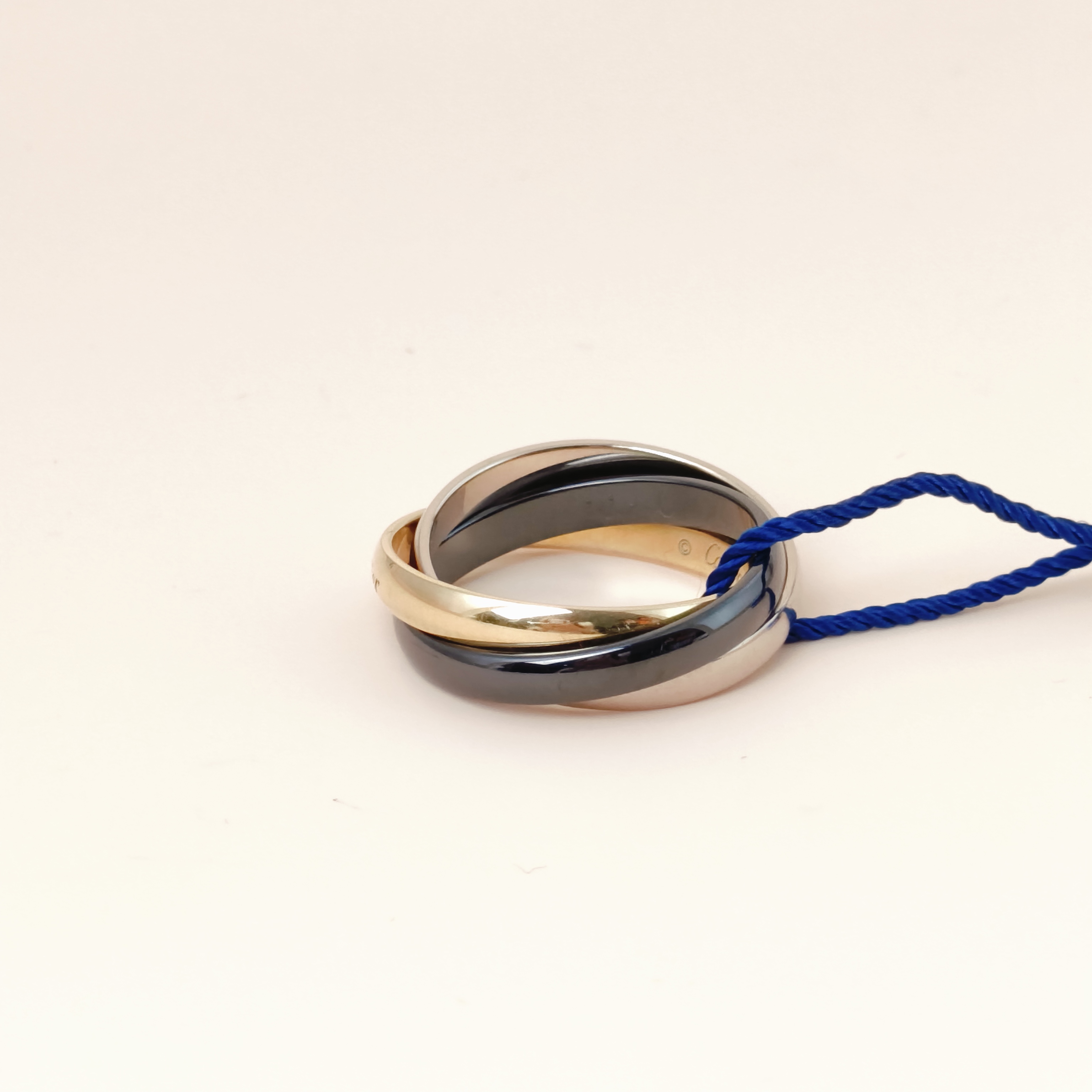 CARTIER Ring Trinity 18KW hite Gold Yellow Gold One Size54 — cover view 5 of 9