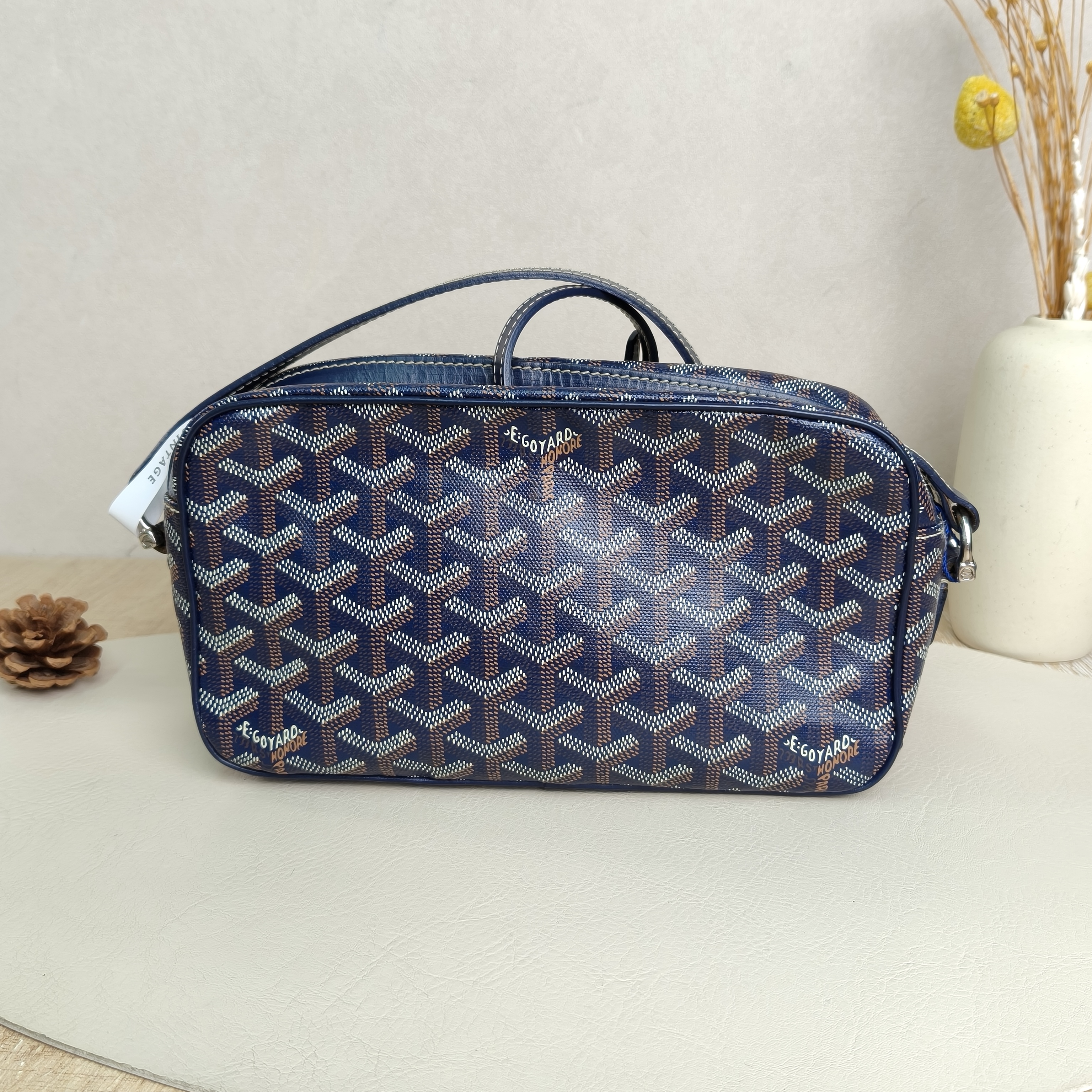 GOYARD cap-vert Camera Bag Small Bluepvc · Dust Bag · 22 × 6.5 × 13 cm — cover view 2 of 11