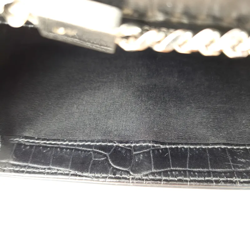 SAINT LAURENT Crossbody Bag KATE Edition Black Calfskin Small20 × 5 × 12.5 cm Conditioned — detail view 11 of 11