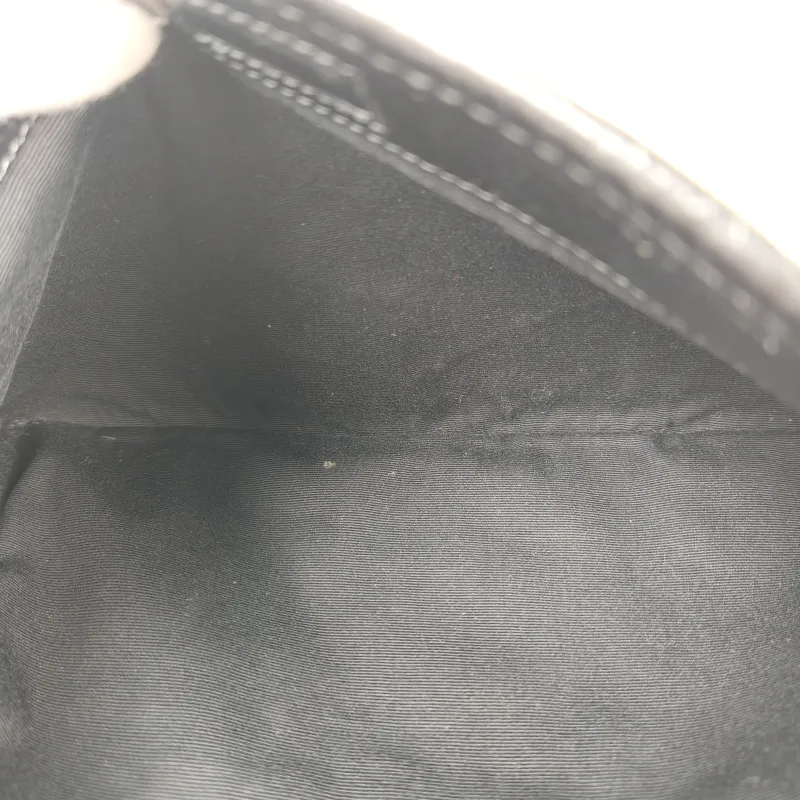 SAINT LAURENT Crossbody Bag Niki Black Waxed Leather Calfskin Medium 28 × 8.5 × 20 cm — detail view 11 of 14