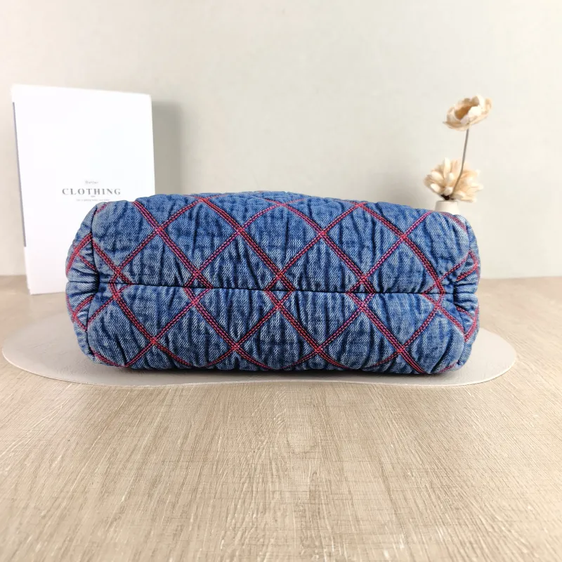 Chanel Shoulder Bag Tote Bag Blue One Size 30 × 12 × 30 cm — cover view 5 of 5