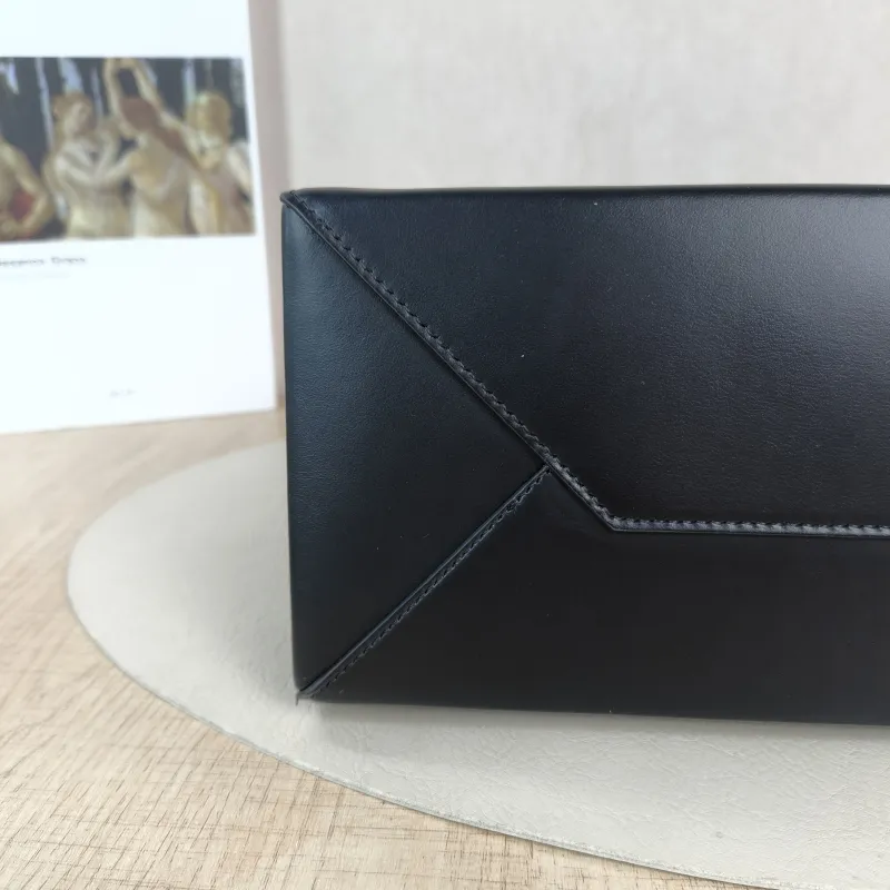 BALENCIAGA Crossbody Bag Top Handle Crossbody Bag Black Calfskin One Size 28 × 12 × 23 cm — detail view 6 of 13