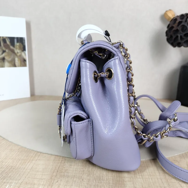 Chanel Backpack Duma Calfskin Small 16.5 × 10 × 17.5 cm — detail view 7 of 13