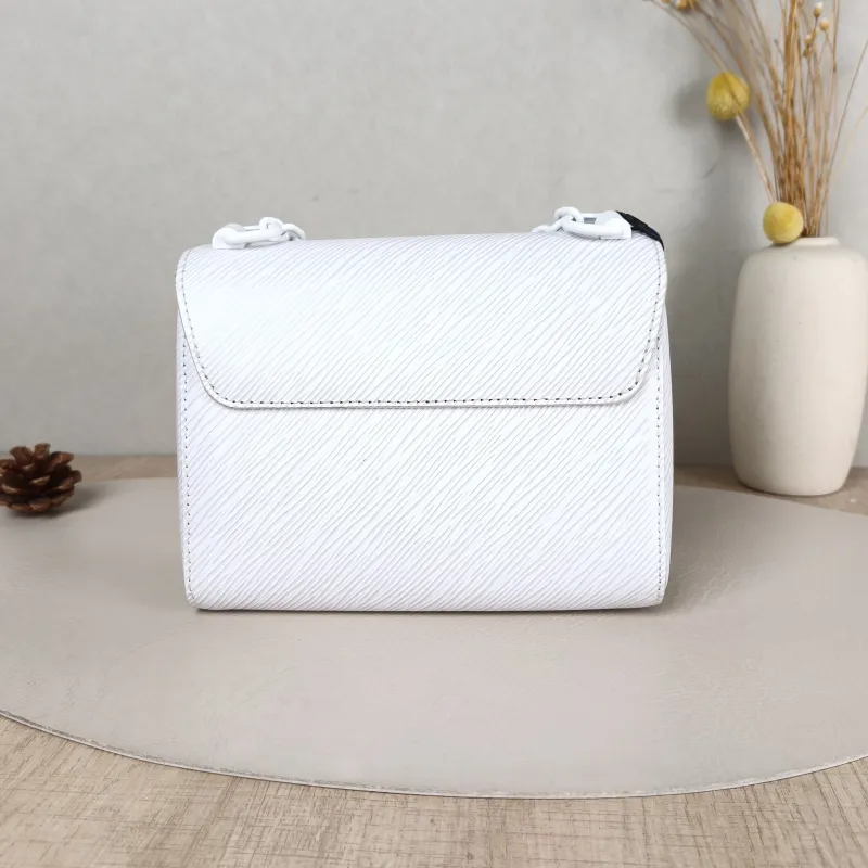 Louis Vuitton Crossbody Bag Twist White Epi Embossed Calfskin Small 19 × 9 × 15 cm — cover view 5 of 5