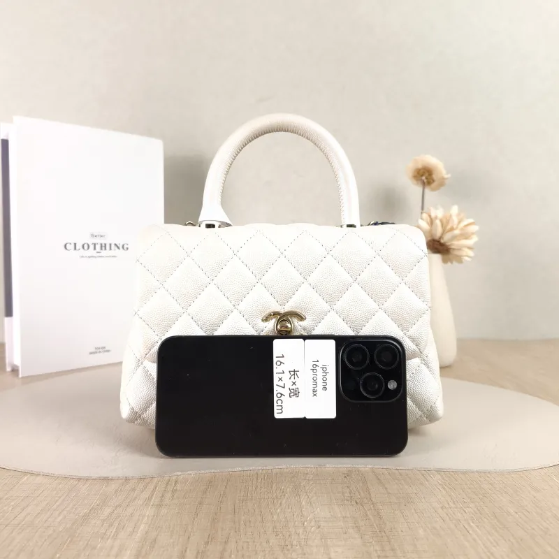 Chanel Top Handle Bag Coco Handle Grained Calfskin Small24 × 10 × 14 cm — cover view 3 of 5