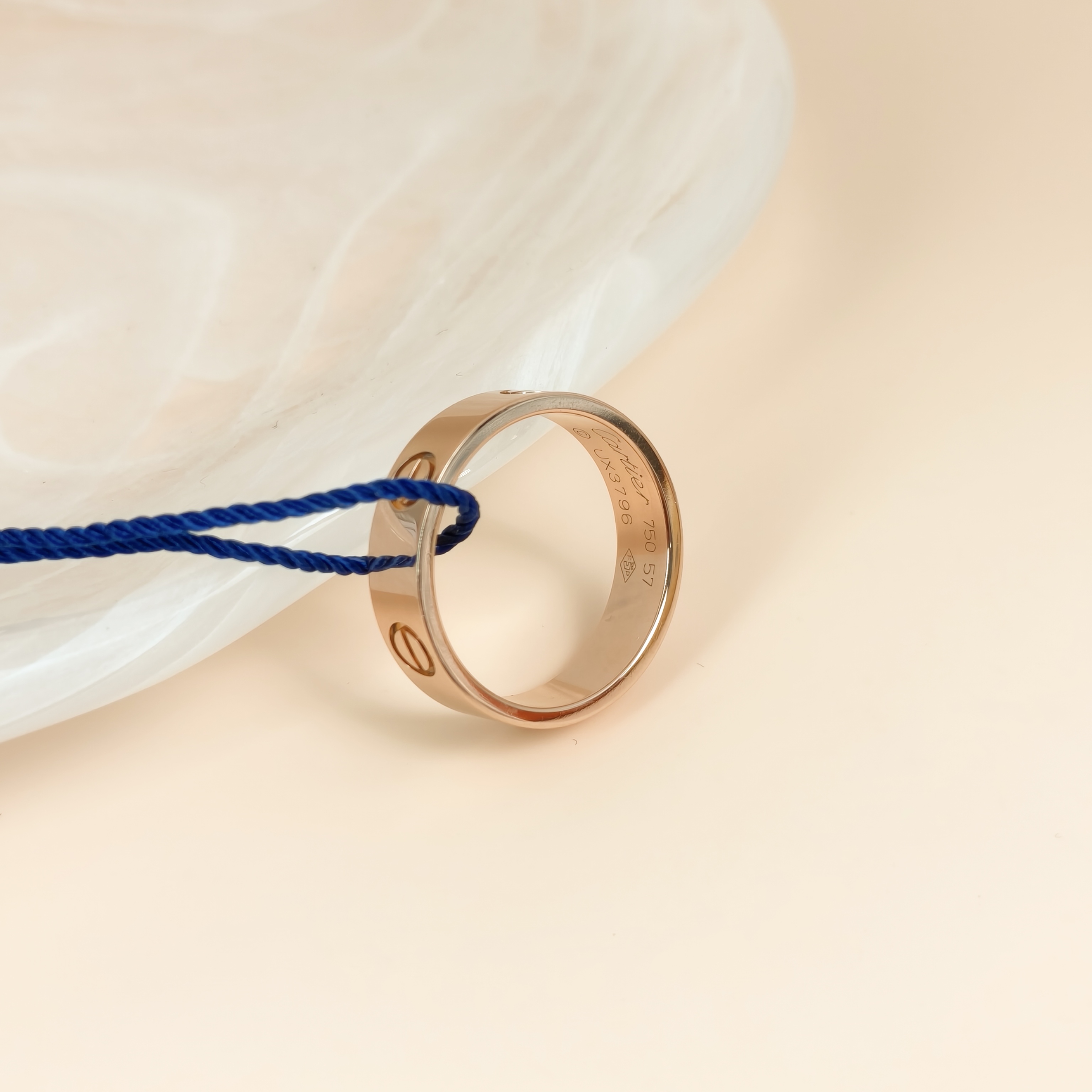 CARTIER Ring Love Yellow Gold 18KY ellow Gold Edition 5.5 57 — cover view 6 of 8