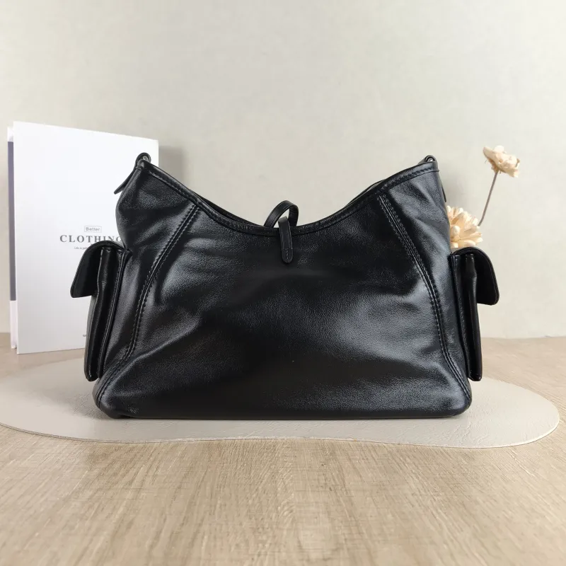Louis Vuitton Crossbody Bag Carryall Vibe Black SL ambskin Medium 39 × 15 × 30 cm — cover view 3 of 5