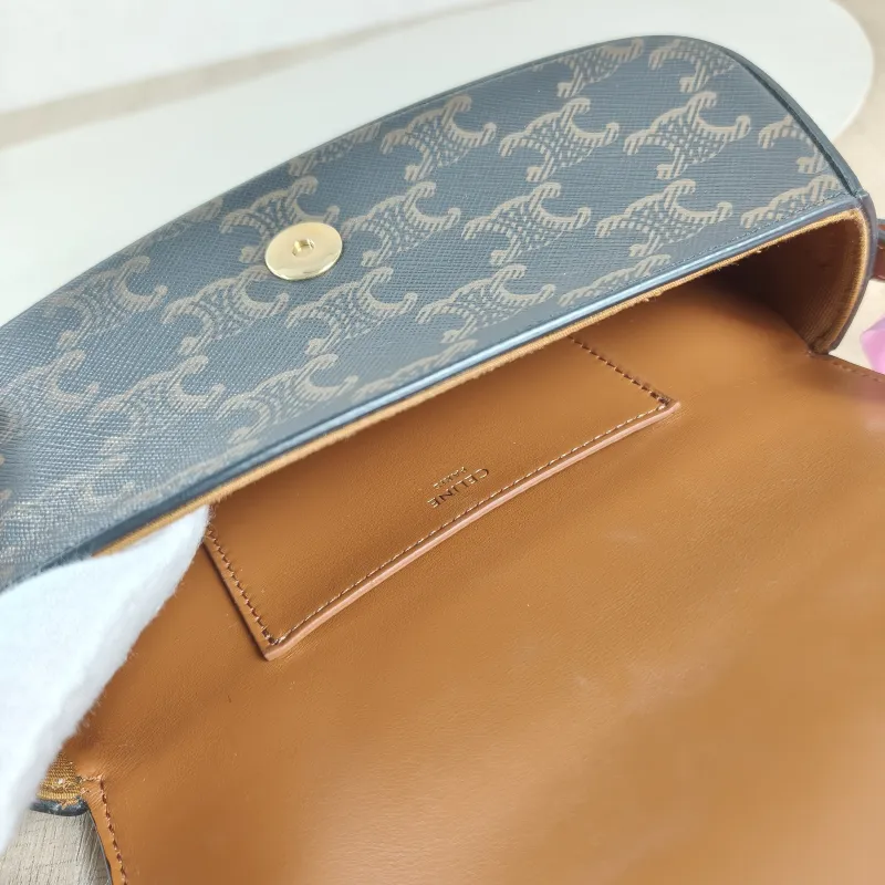 CELINE Crossbody Bag TABOU Monogram PVC Mini 18 × 5 × 8 cm — detail view 6 of 11