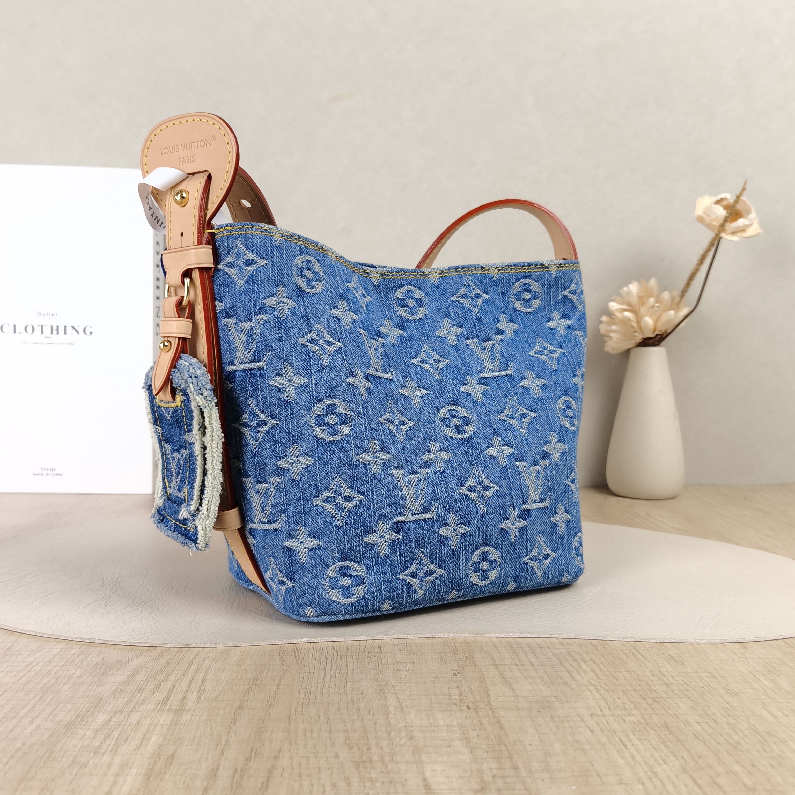 Louis Vuitton Top Handle Bag ALL IN BB Blue BB16 × 12 × 18 cm — cover view 3 of 5