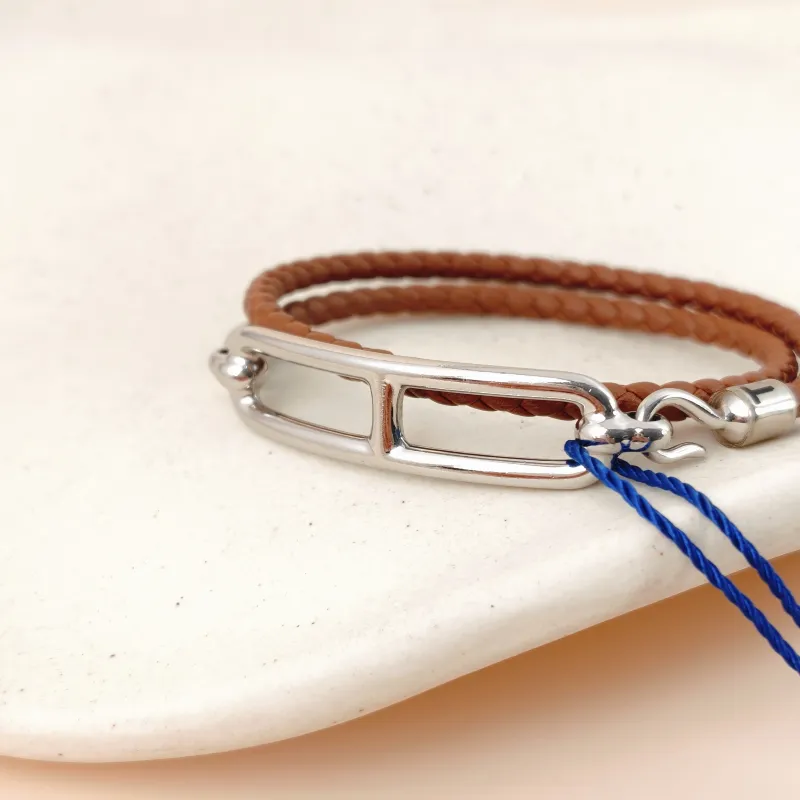 Hermès Bangle Roulis Bangle Brown One Size 33.5cm — cover view 3 of 8
