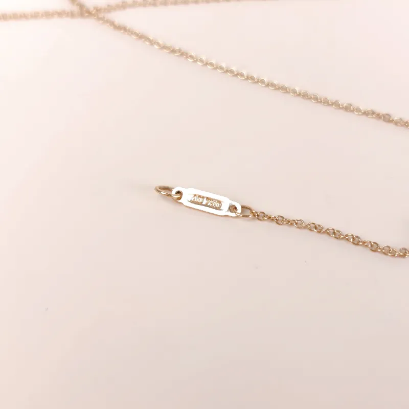 Tiffany&Co. Necklace Atlas Collection Rose Gold Diamond18KR ose Gold One Size 45cm — cover view 3 of 9