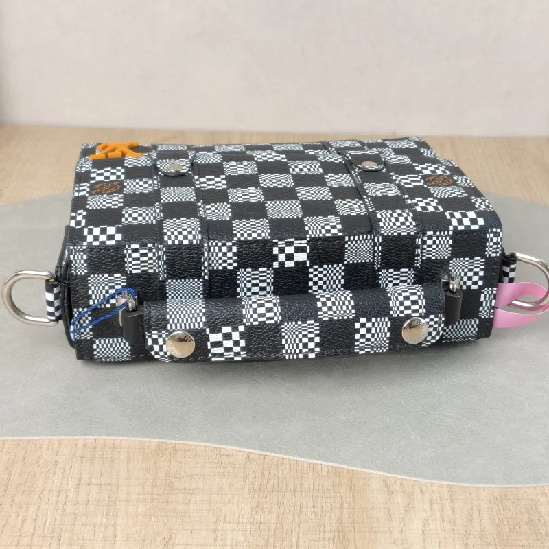 Louis Vuitton Crossbody Bag Flap Soft Trunk Messenger Bag Colorblock PVC One Size 20 × 5.5 × 16 cm — detail view 5 of 12