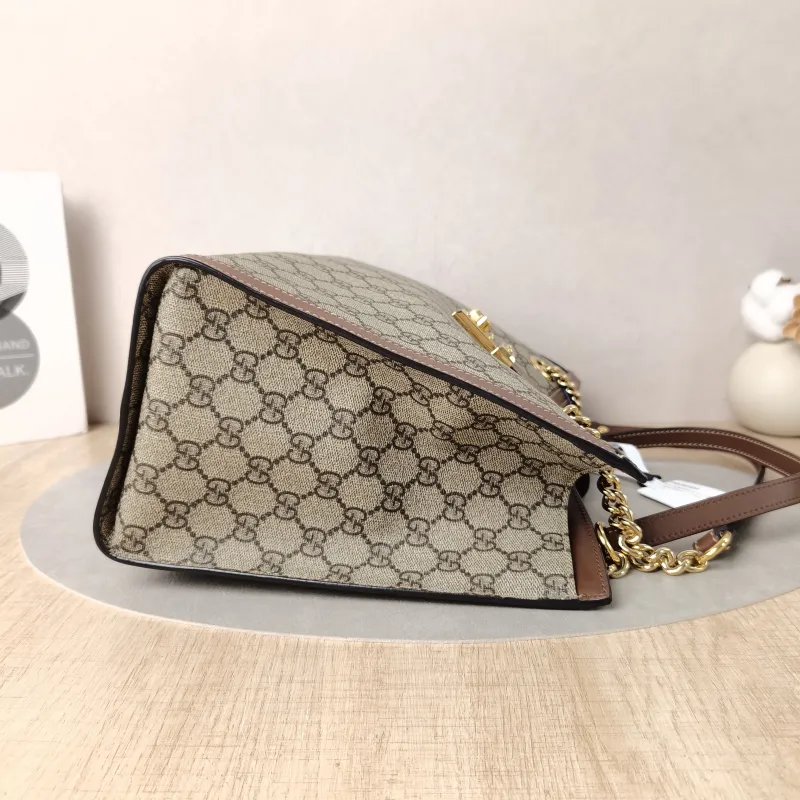 GUCCI Shoulder Bag Padlock Tote Monogram PVC Large35 × 14 × 23.5 cm — detail view 4 of 12