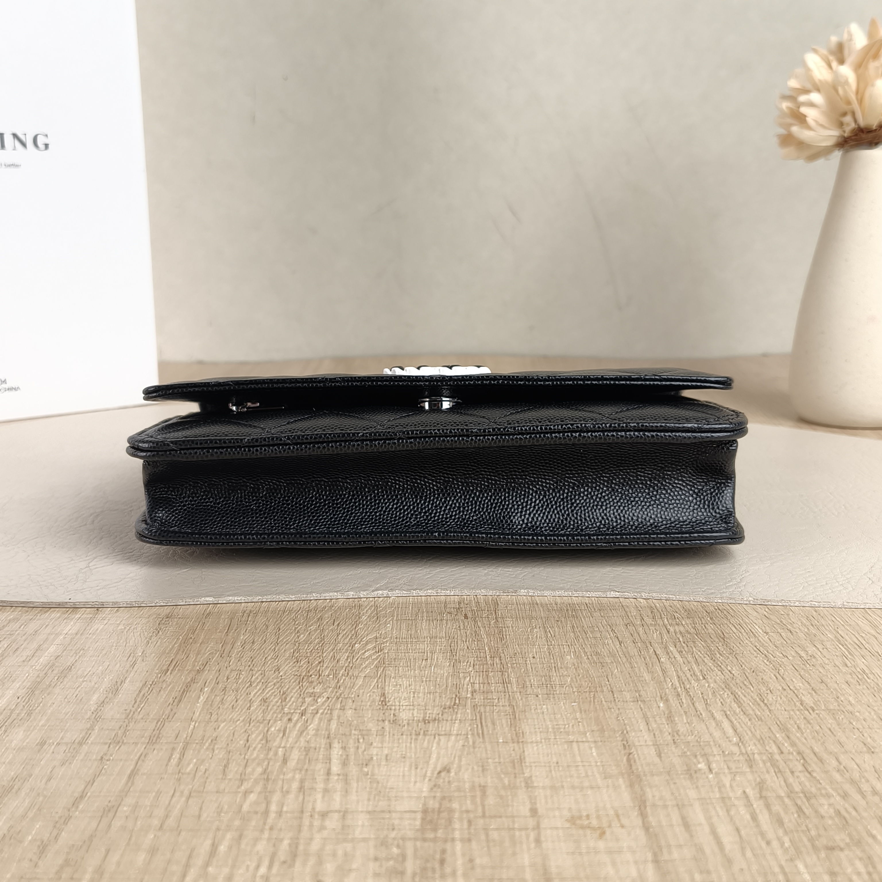 Chanel Crossbody Bag Edition cf woc Black Calfskin One Size19.2 × 3.5 × 12.3 cm — cover view 5 of 5