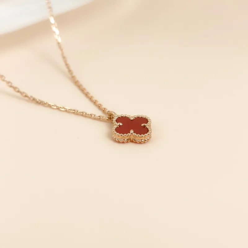 Van Cleef & Arpels Necklace Alhambra 18KR ose Gold Sweet Mini40cm — cover view 8 of 9