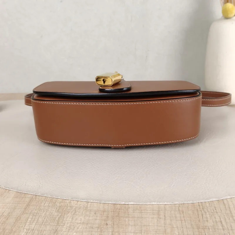 CELINE Crossbody Bag TABOU Brown Calfskin Mini 18 × 5 × 8 cm — cover view 2 of 5