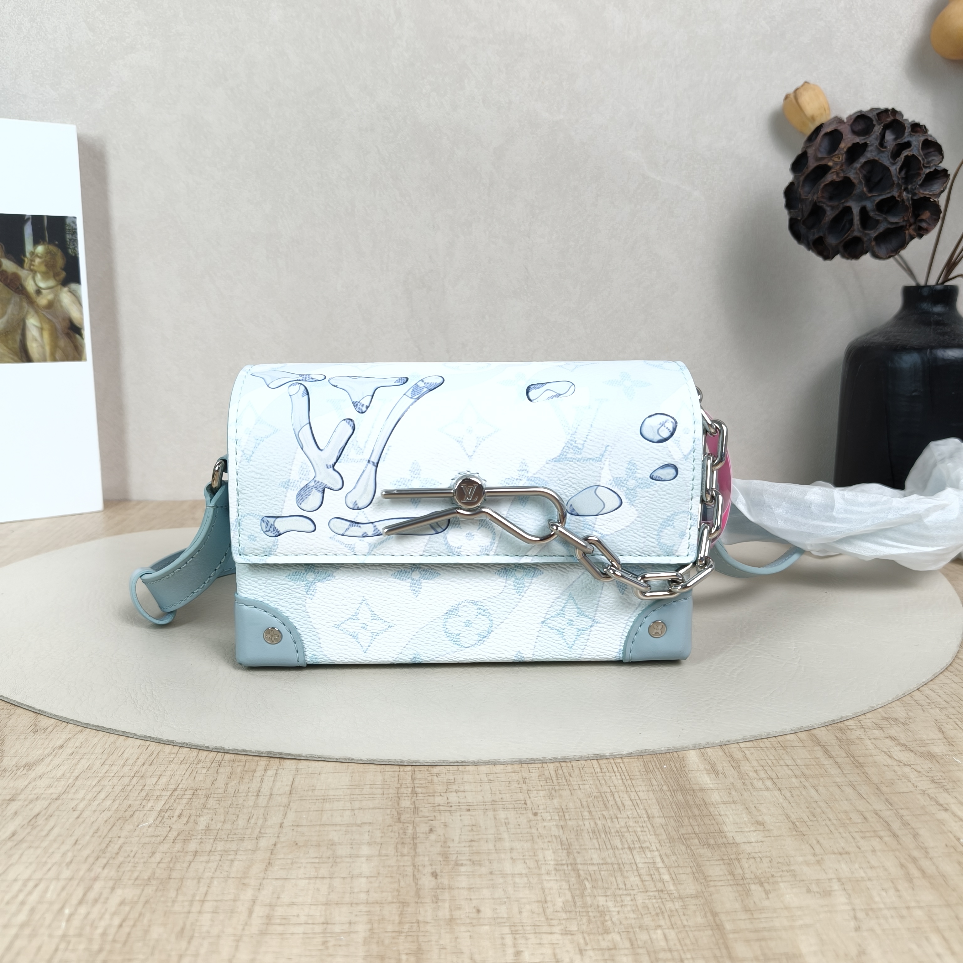 Louis Vuitton Crossbody Bag Steamer Box PV Cmini18 × 6.5 × 11 cm