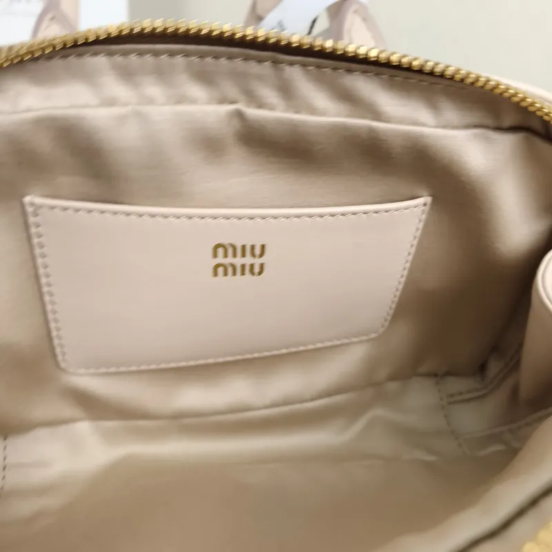 Miumiu Top Handle Bag Arcadie MatelasséCollection Edition Pink Lambskinmini19 × 5 × 10 cm — detail view 5 of 8