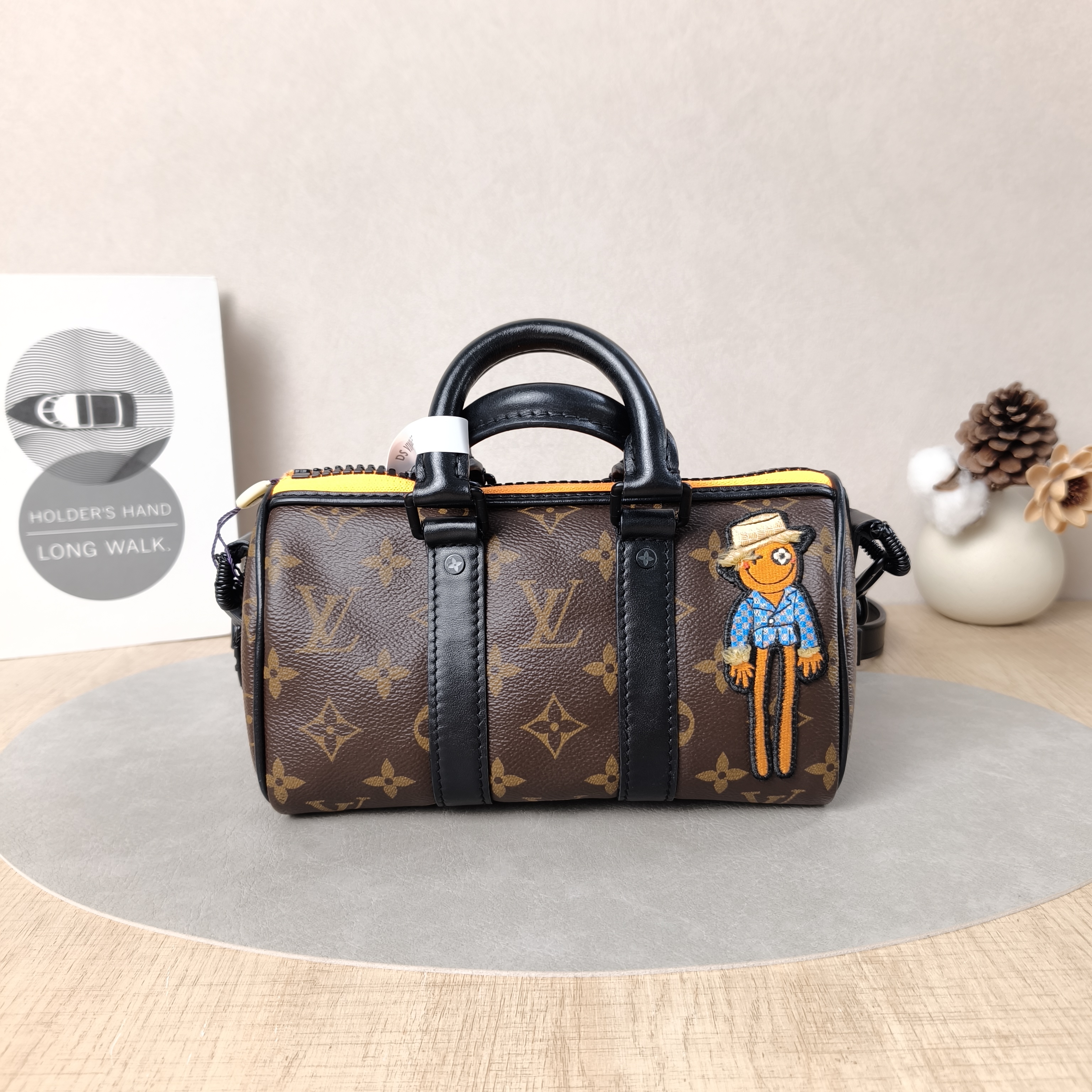 Louis Vuitton Crossbody Bag Keepall Nano Monogram PV Cnano21 × 9 × 12 cm
