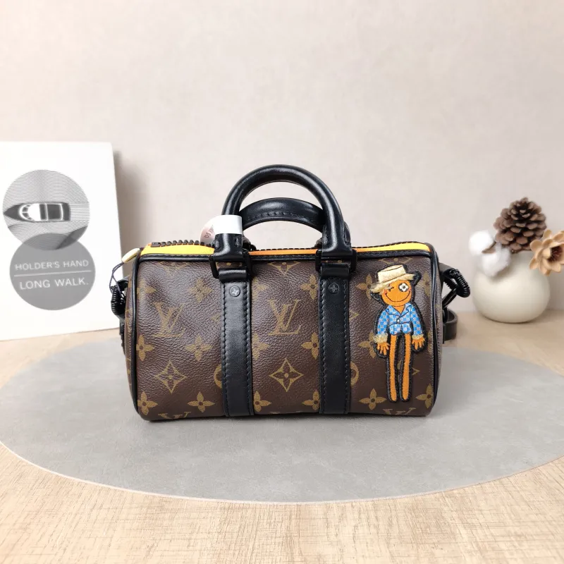 Louis Vuitton Crossbody Bag Keepall Nano Monogram PV Cnano21 × 9 × 12 cm
