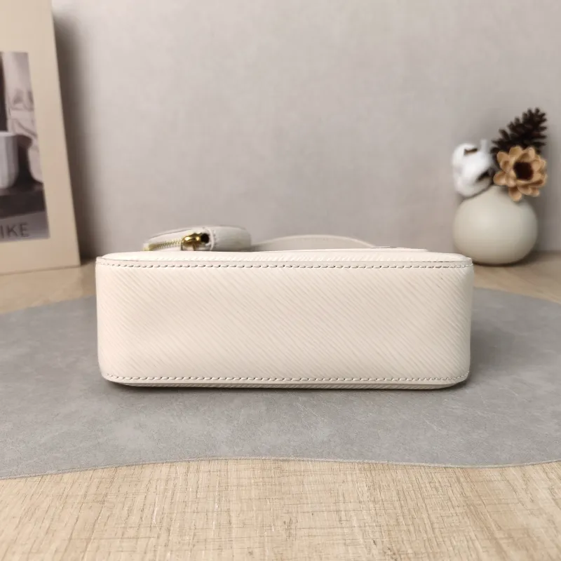 Louis Vuitton Shoulder Bag MARELLINI White Epi Embossed Calfskin Mini 19 × 6.5 × 13.5 cm — cover view 4 of 5
