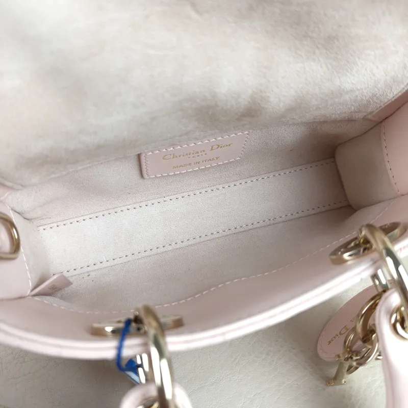 DIOR Crossbody Bag Lady D-Joy Pink Lambskin Mini 16 × 5 × 9 cm — detail view 2 of 11