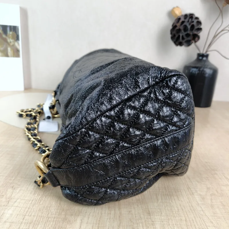 Chanel Shoulder Bag Tote Bag Black Calfskin One Size 32 × 14 × 19 cm 11 — detail view 9 of 11