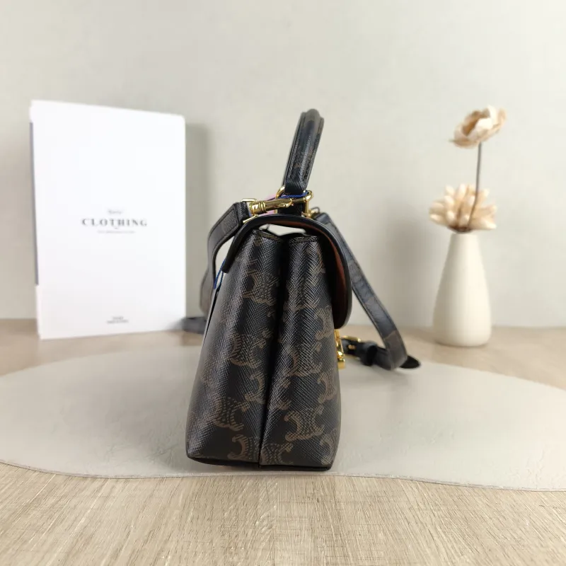 CELINE Top Handle Bag TEEN NINO Top Handle Bag Monogram PVC Small 20 × 8 × 13 cm — detail view 6 of 10