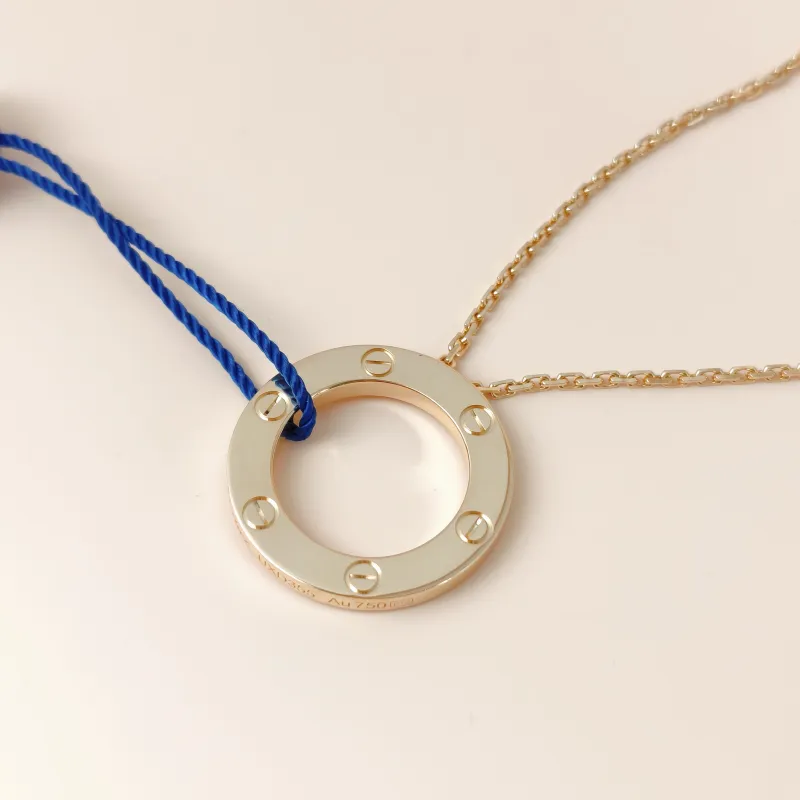 CARTIER Necklace LOVE Collection Pendant Gold18KY ellow Gold Large41cm — cover view 9 of 10
