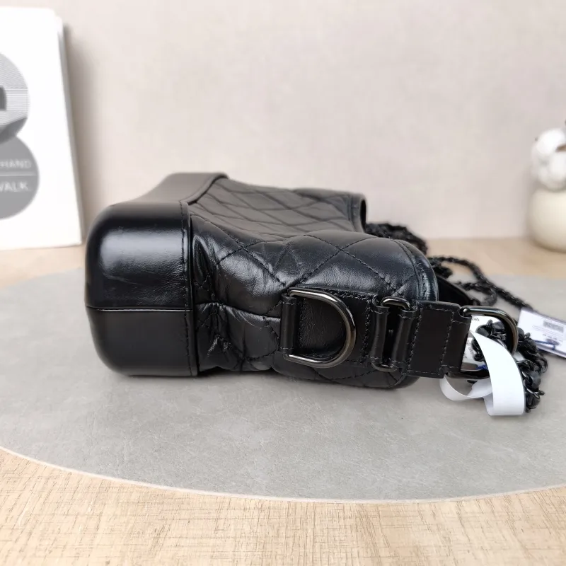 Chanel Crossbody Bag Gabrielle Gabrielle Bagsoblack Black Calfskin Small20 × 8 × 15 cm — detail view 13 of 13
