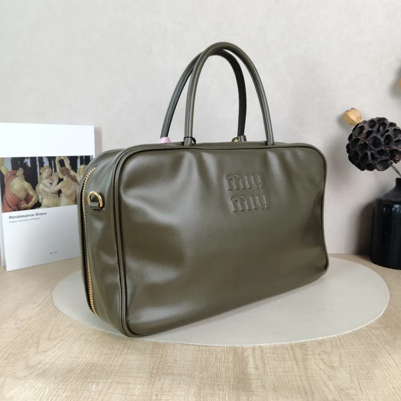 Miumiu Top Handle Bag Beau CC alfskin 34 × 10 × 23 cm — cover view 5 of 5