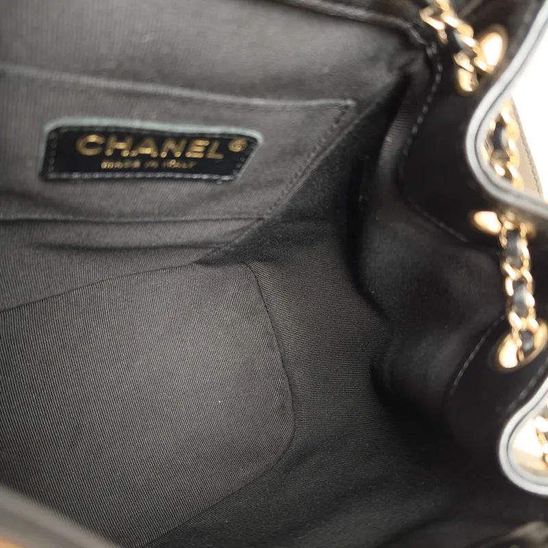 Chanel Backpack Duma Black Lambskin Small18 × 9.5 × 19 cm — detail view 10 of 13