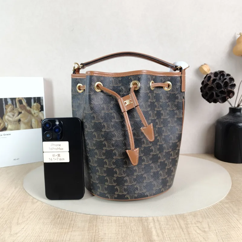 CELINE Crossbody Bag CLARA Monogram PVC Medium 20 × 20 × 24 cm — cover view 4 of 6