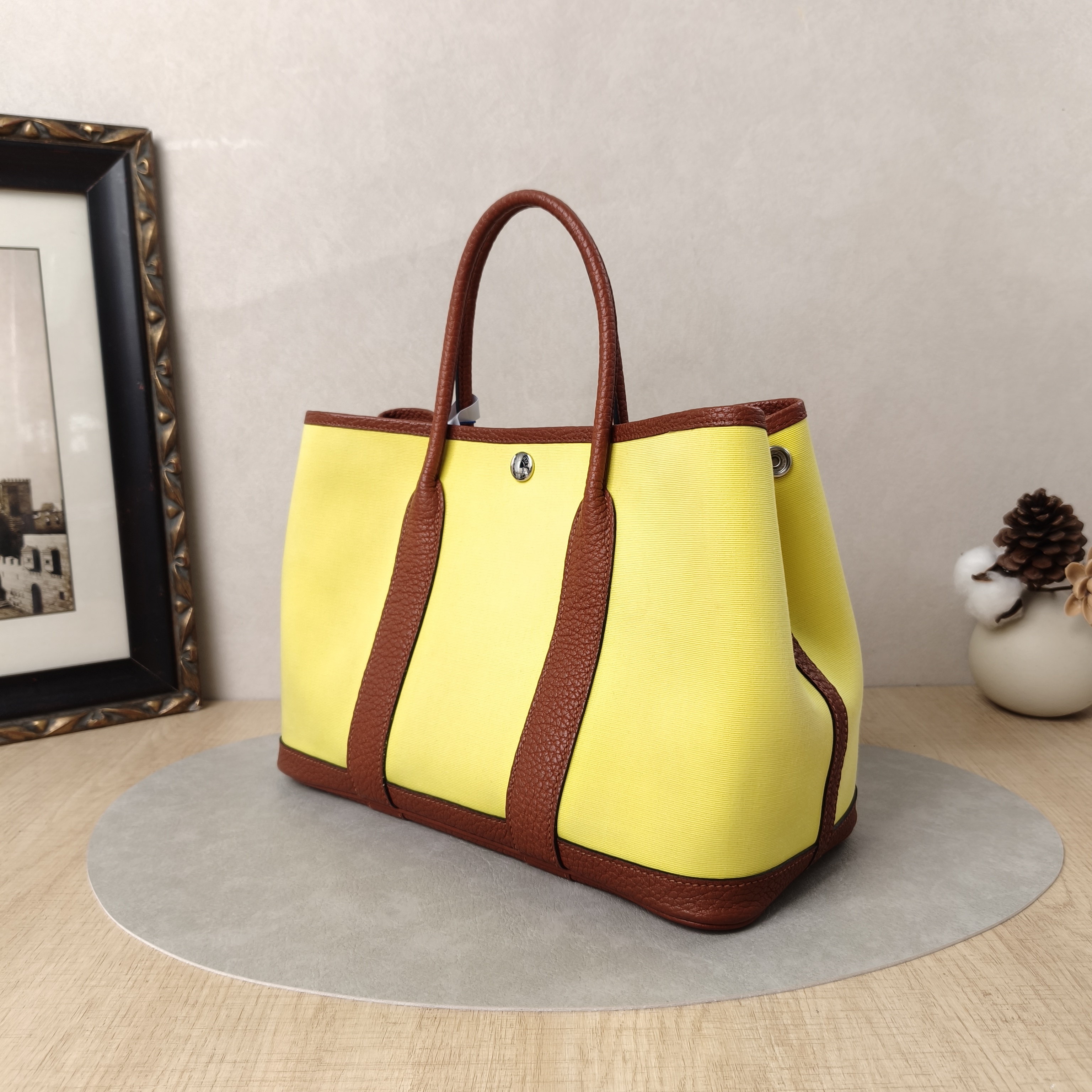Hermès Top Handle Bag Garden Party 30 30 — cover view 3 of 5