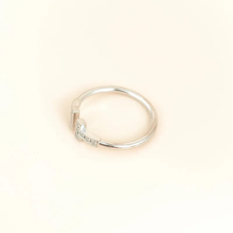 Tiffany&Co. Ring TC ollection 18KW hite Gold Diamond 18KW hite Gold Diamond One Size 54 — cover view 7 of 8