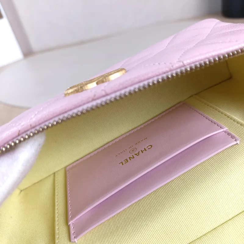 Chanel Crossbody Bag lp Box Bag Top Handle Crossbody Bag Pink Calfskin One Size 19.5 × 5 × 17 cm — detail view 10 of 14