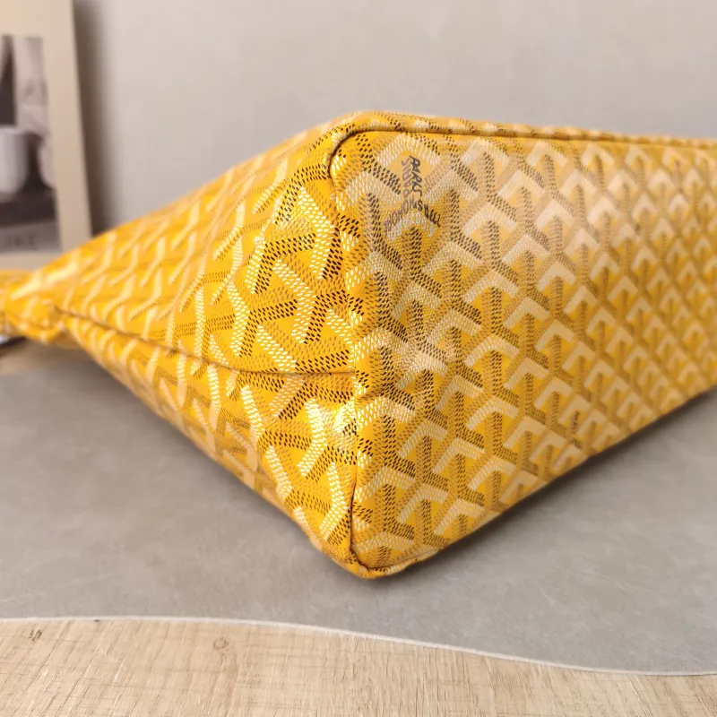 GOYARD Shoulder Bag Boheme Hobo​ Yellow PVC Small 43 × 14 × 27 cm — detail view 12 of 12