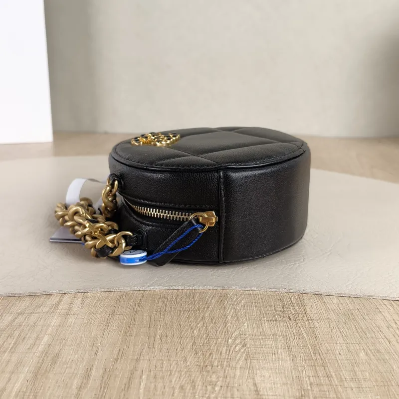 Chanel Crossbody Bag19bag Black Lambskinmini12 × 4.5 × 12 cm — detail view 12 of 12