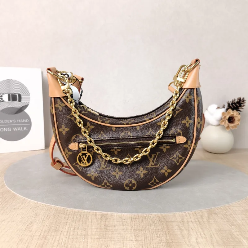 Louis Vuitton Crossbody Bag Loop Monogram PVC Small 23 × 6 × 13 cm