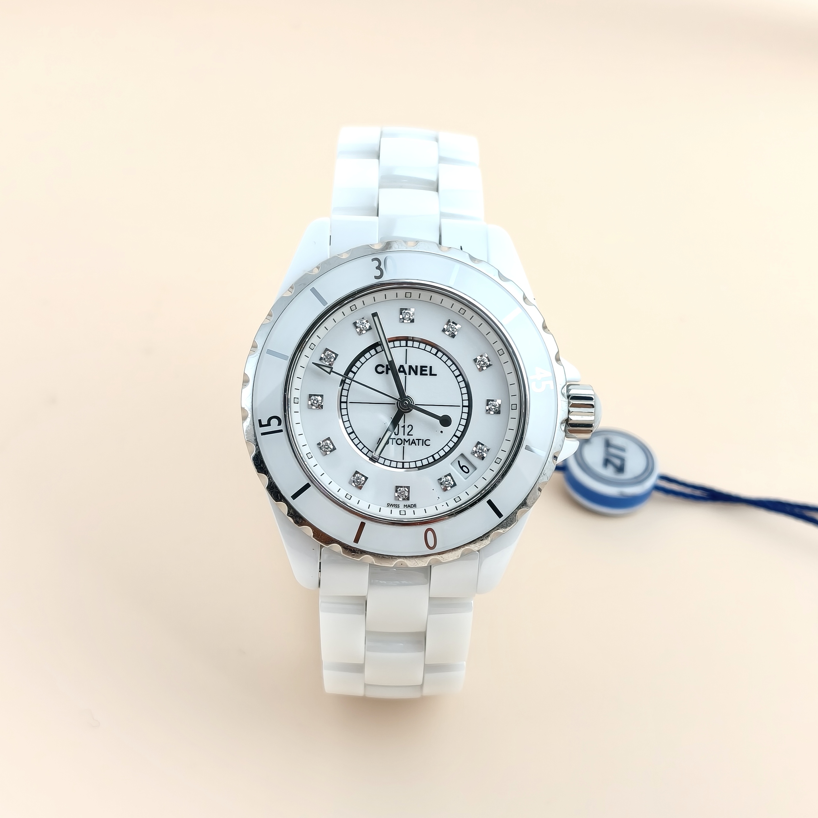 Chanel Watch J12Collection White Diamond 40mm Watch