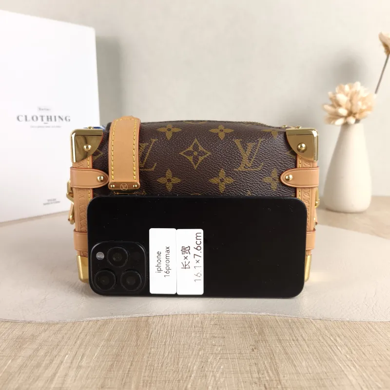 Louis Vuitton Crossbody Bag Side Trunk Box Monogram PVC Small 18 × 8 × 12.5 cm — cover view 3 of 6