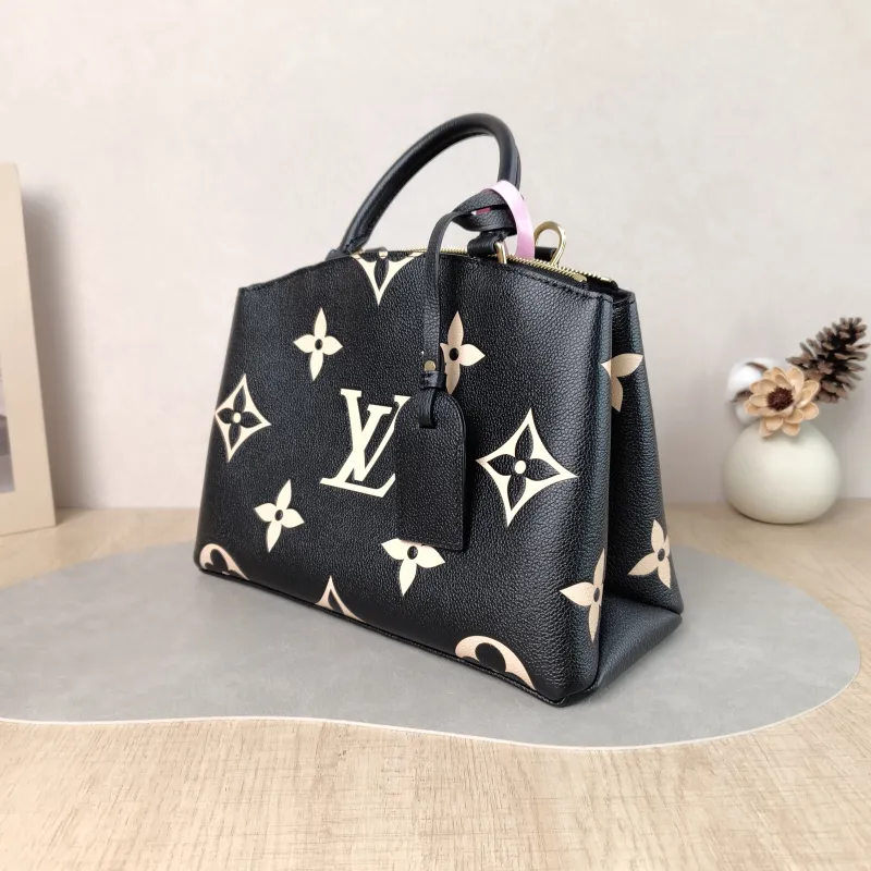 Louis Vuitton Crossbody Bag PETIT PALAIS Tote Bag Monogram Empreinte Embossed Calfskin Small 29 × 12.5 × 18 cm — cover view 5 of 6