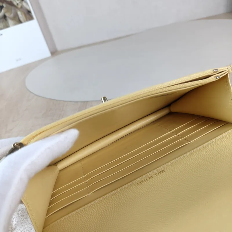 Chanel Backpack Backpack Yellow Grained Calfskin One Size 18 × 4 × 13 cm — detail view 11 of 12