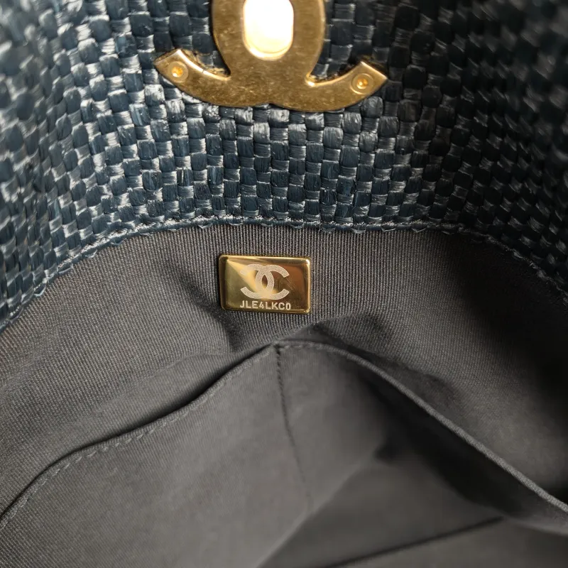 Chanel Shoulder Bag Tote Bag23M cocobeach Navy Woven One Size40 × 17 × 29 cm — detail view 5 of 14