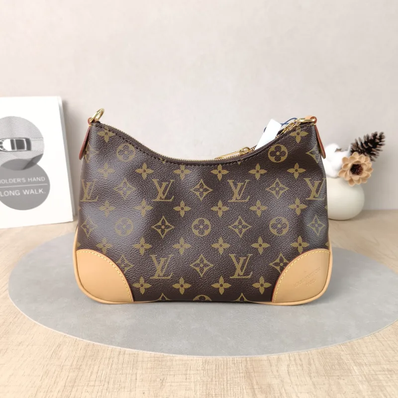 Louis Vuitton Crossbody Bag Boulogne PVC Small 26 × 9.5 × 16 cm