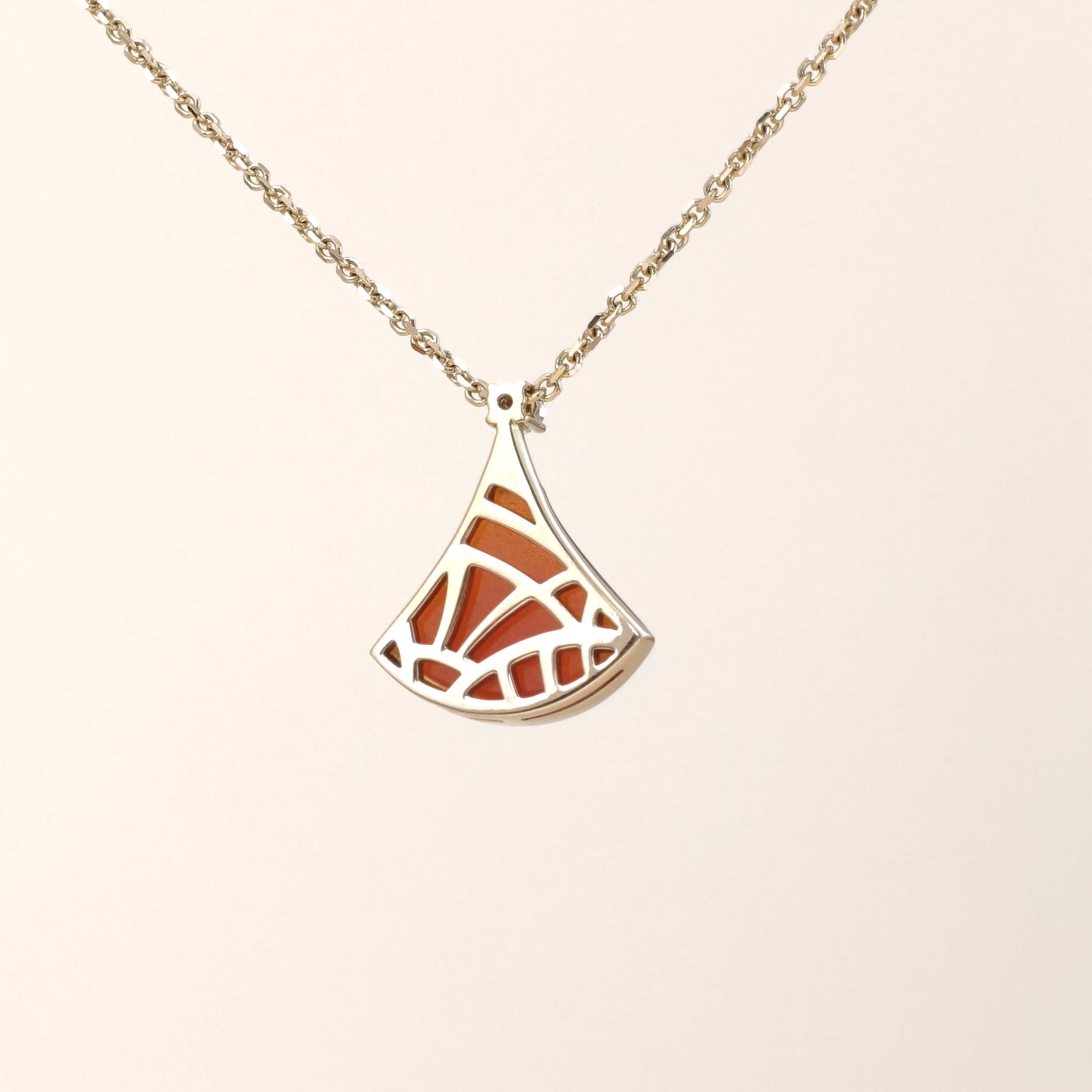 Bvlgari Necklace DIVAS’ DREAM Collection Diamond18KR ose Gold One Size Pendant1.5cm — cover view 4 of 10