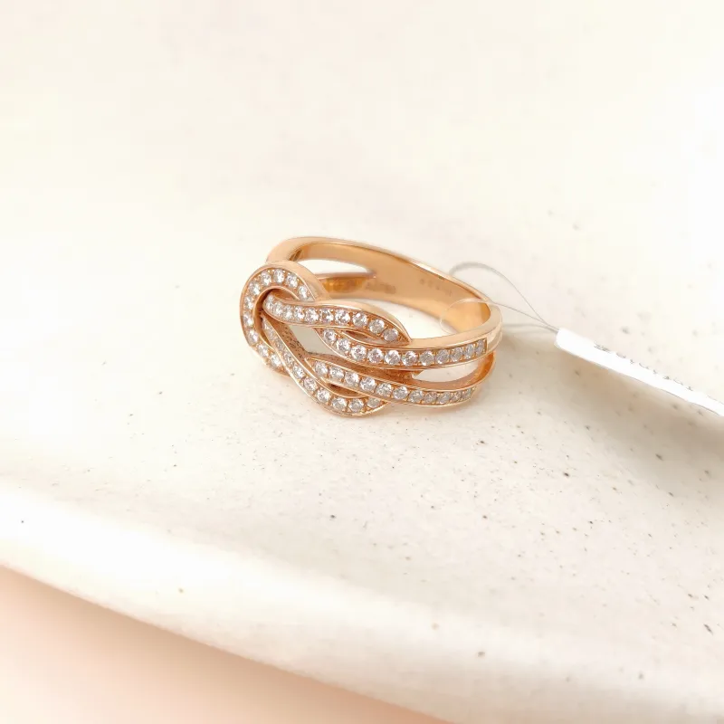 FRED Ring Chance Infinie Collection Ring Rose Gold Diamond18KR ose Gold One Size 52 — cover view 5 of 8