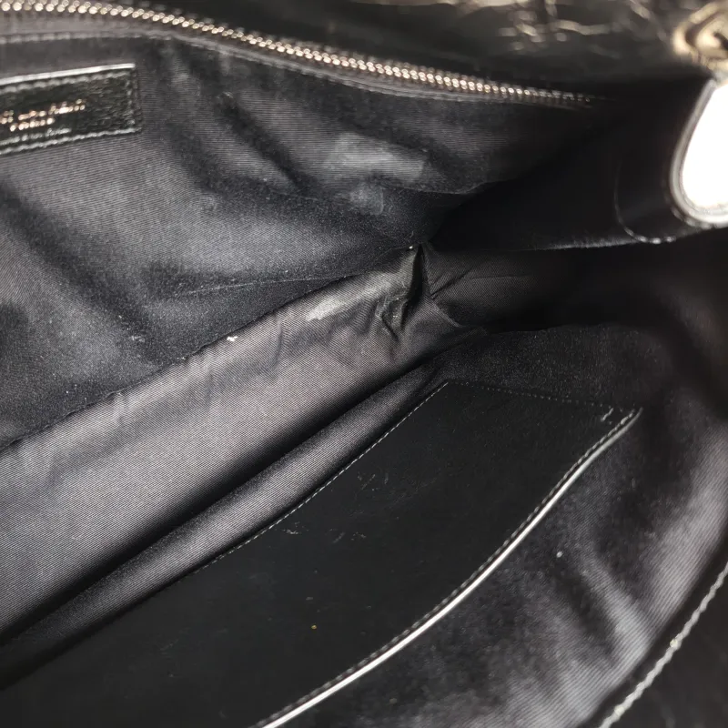 SAINT LAURENT Crossbody Bag Niki D Waxed Leather Calfskin Large 32 × 9 × 23 cm — detail view 13 of 13