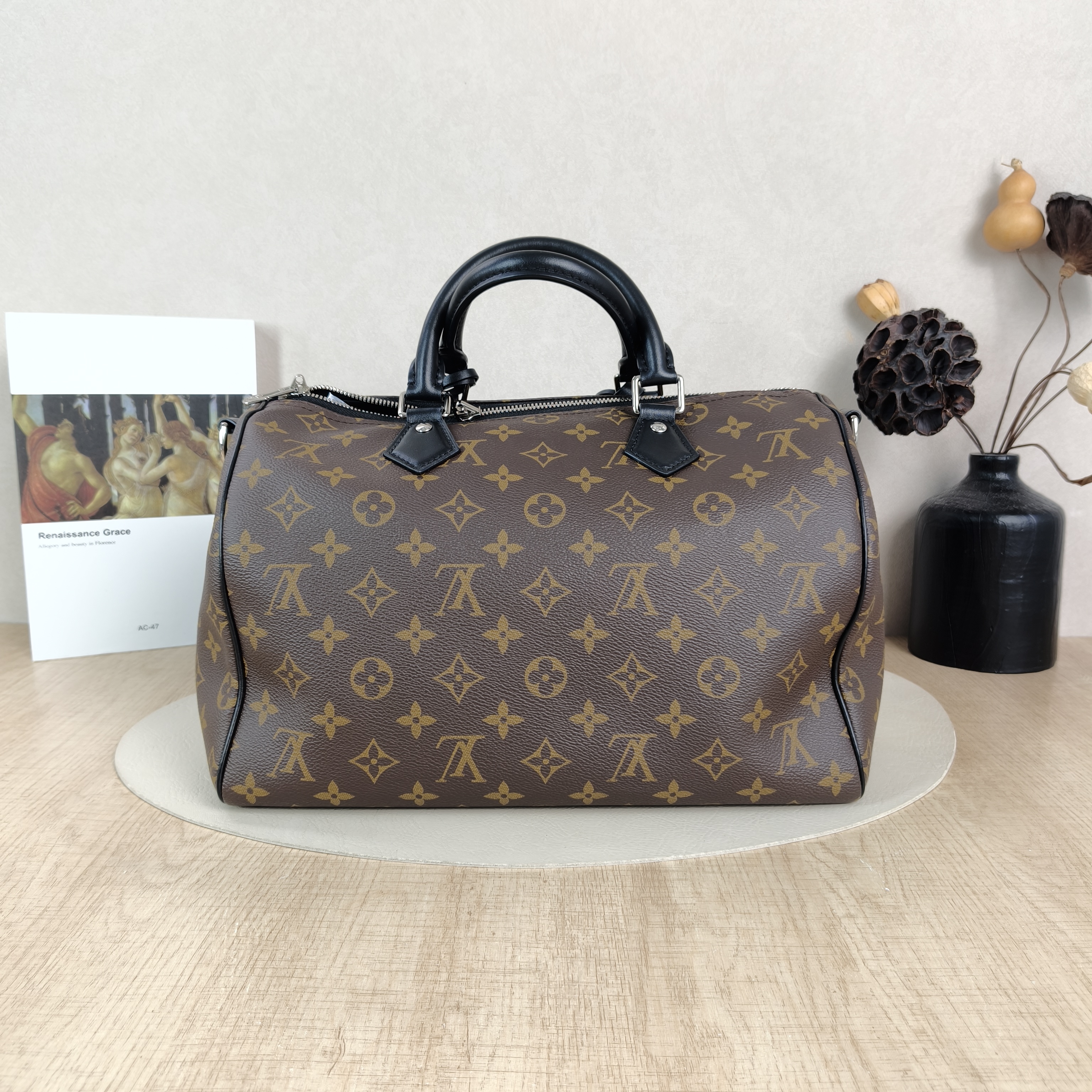 Louis Vuitton Shoulder Bag Speedy Soft 30Shoulder Strap Edition- Monogram PVC Large30 × 17 × 21 cm — cover view 4 of 6